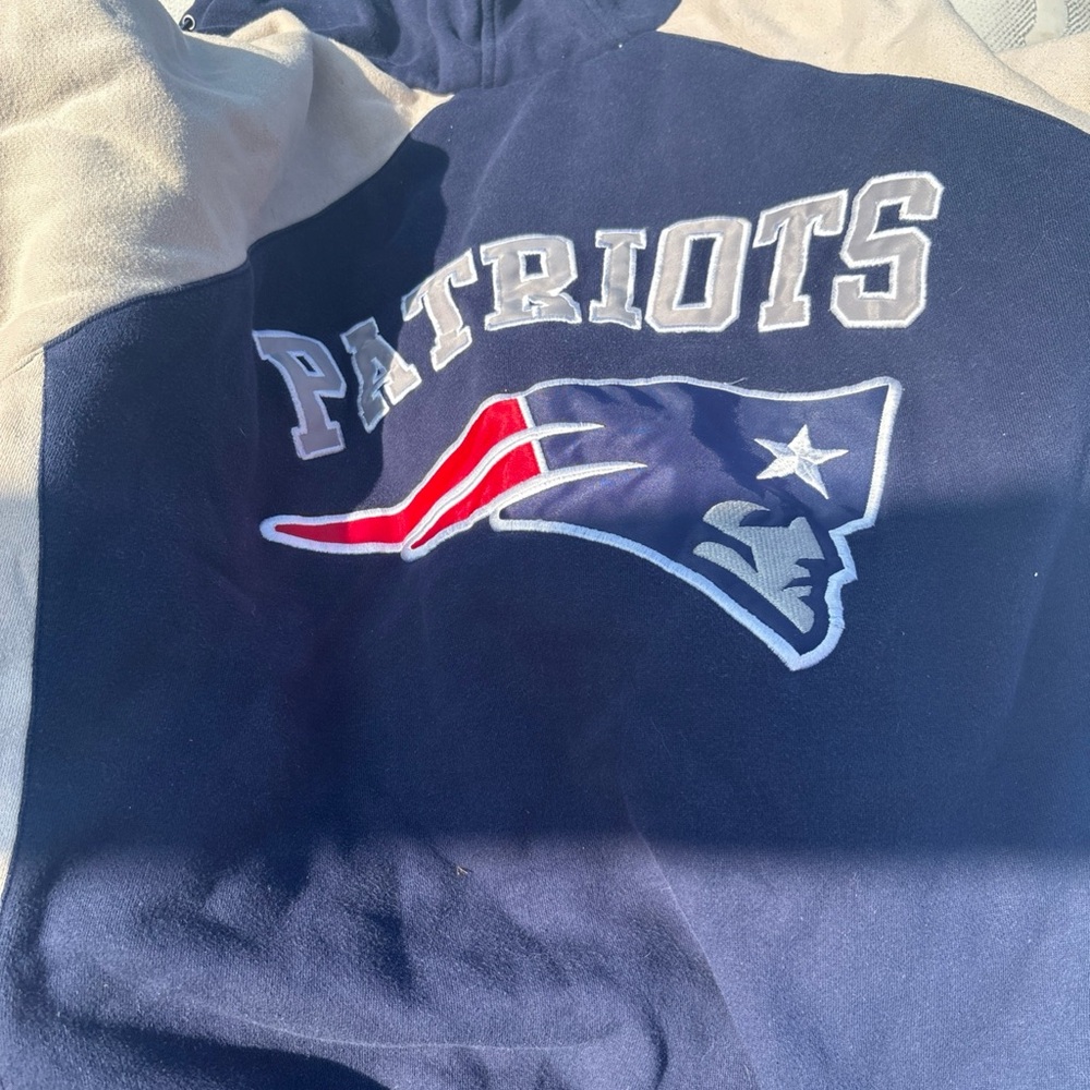 NFL Patriots Navy Jacket with Logo
